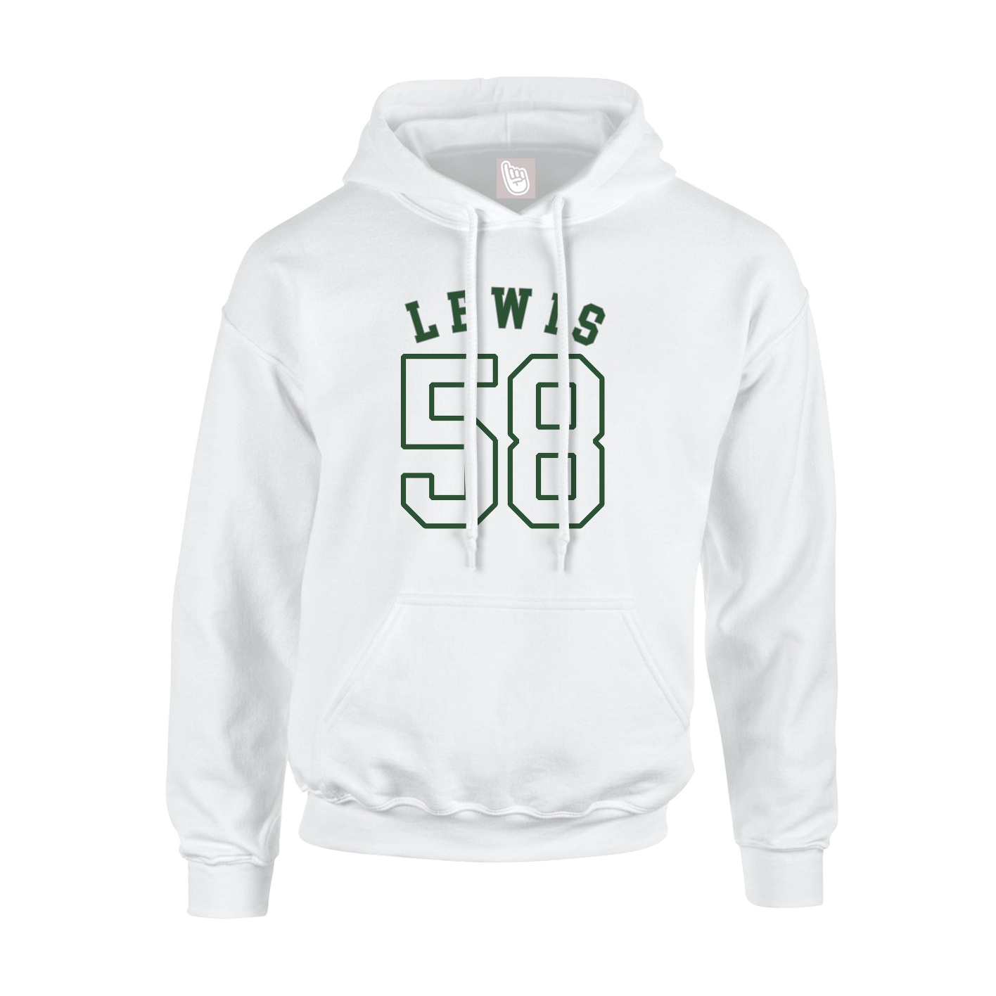 Youth Hoodie — Shirsey Arch in White