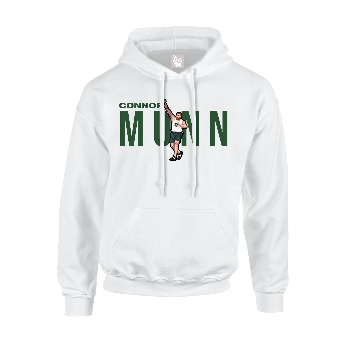 Youth Hoodie — Player Name in White