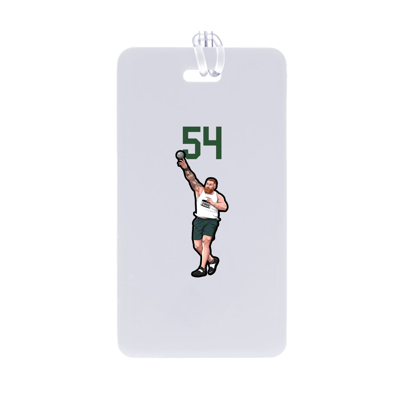 Bag Tag — Number Top in Classic