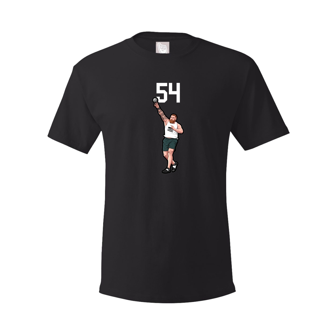 Tee — Number Top in Black
