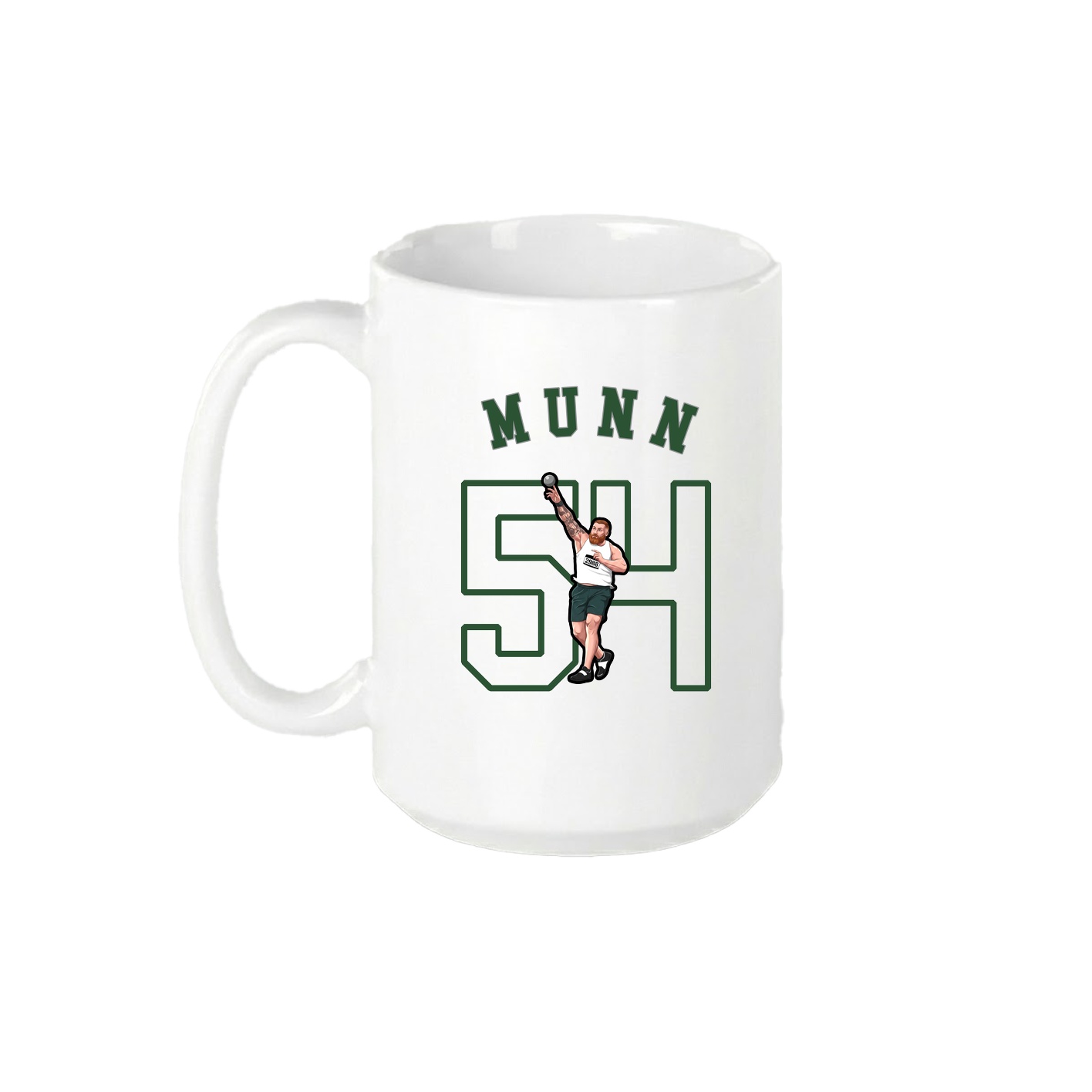 15oz Coffee Mug — Shirsey Arch in White