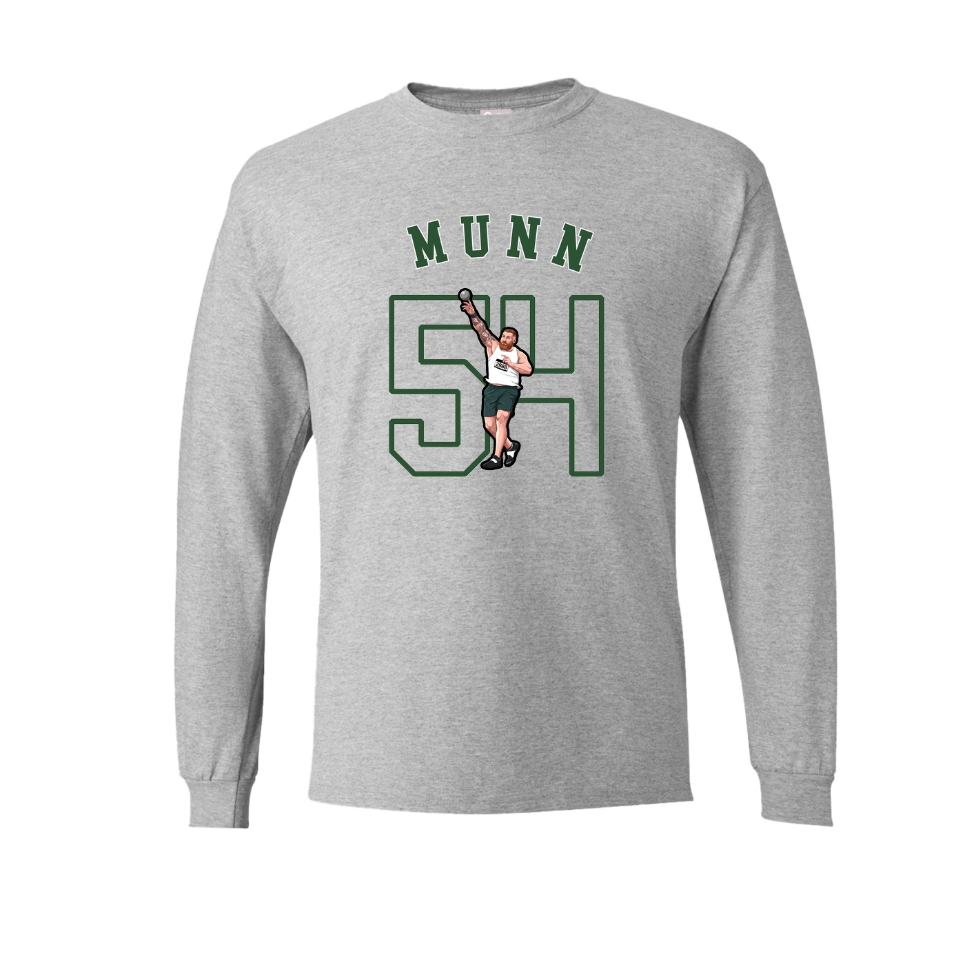 Long Sleeve Tee — Shirsey Arch in Grey