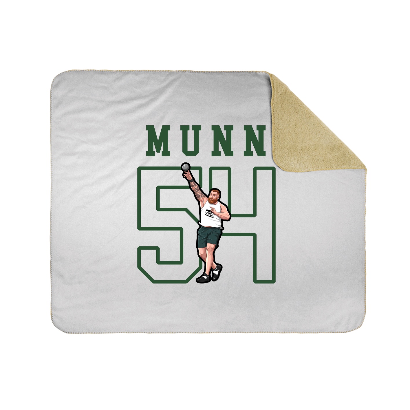 Throw Blanket — Shirsey in White