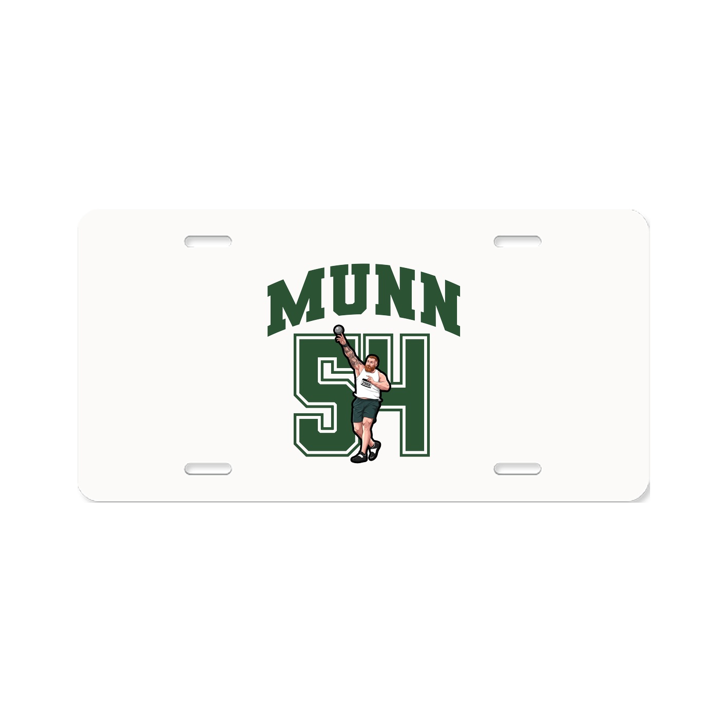 License Plate — Number in Classic