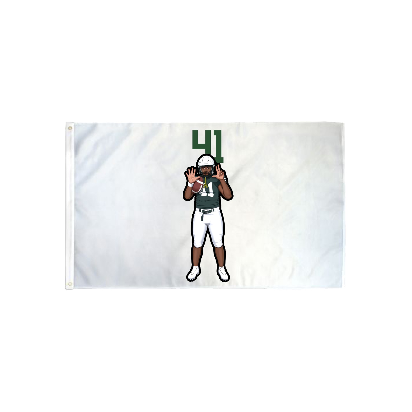 3x5 Flag — Number Top in Classic