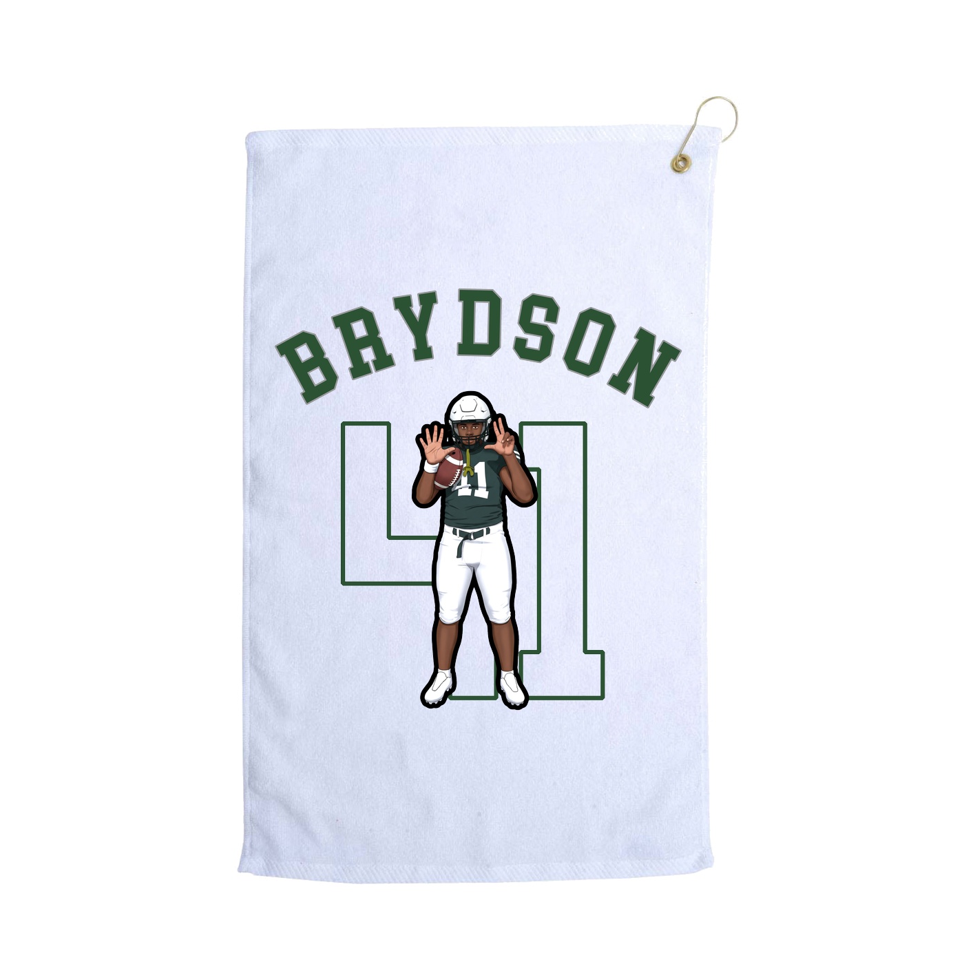 Golf Towel — Shirsey Arch in White