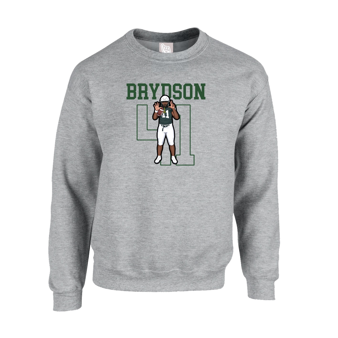 Fleece Crew — Shirsey in Grey