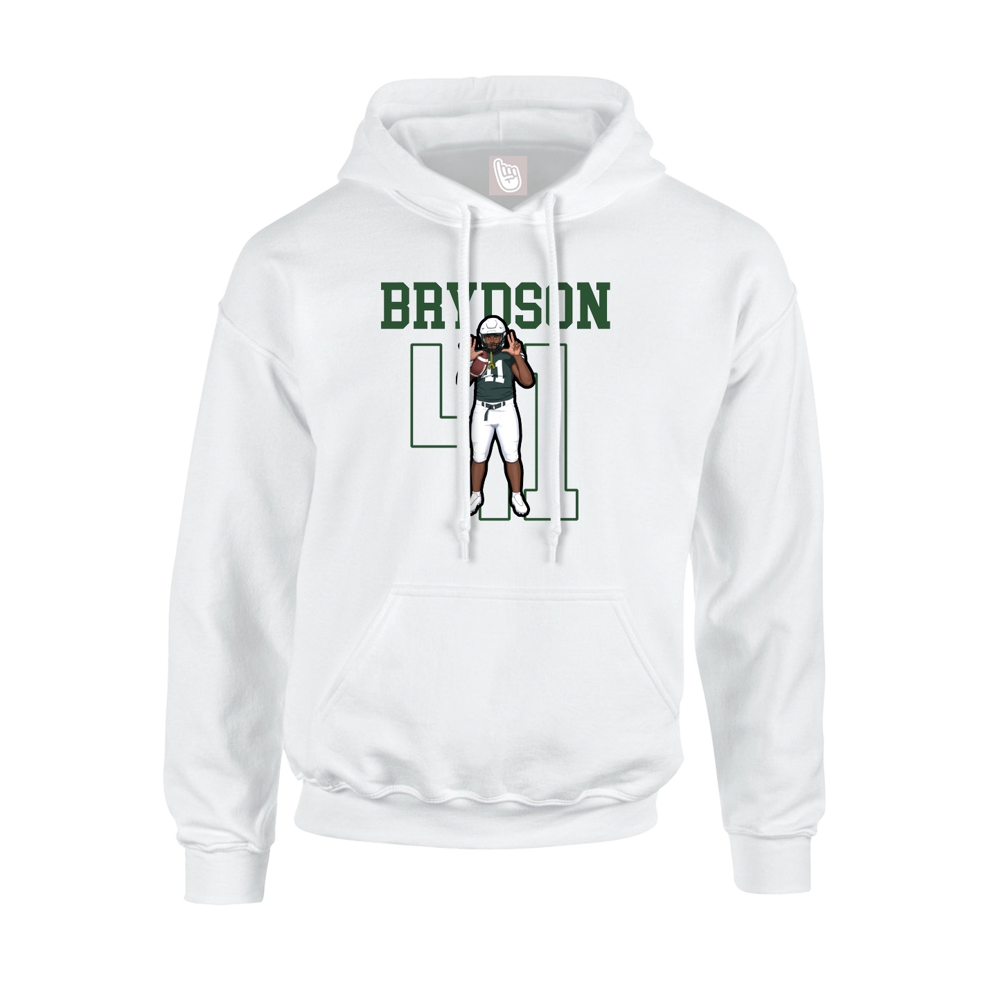 Youth Hoodie — Shirsey in White