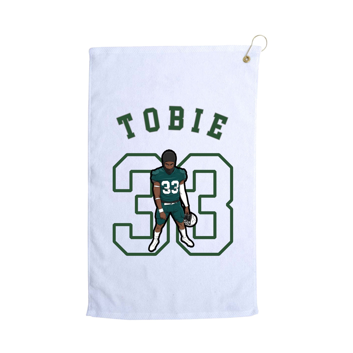 Golf Towel — Shirsey Arch in White