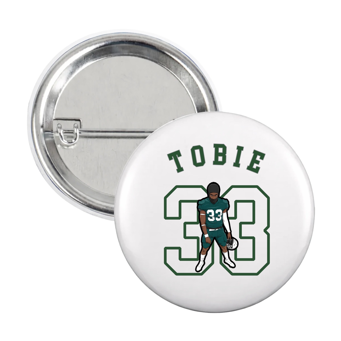 Game Day Button — Shirsey Arch in White