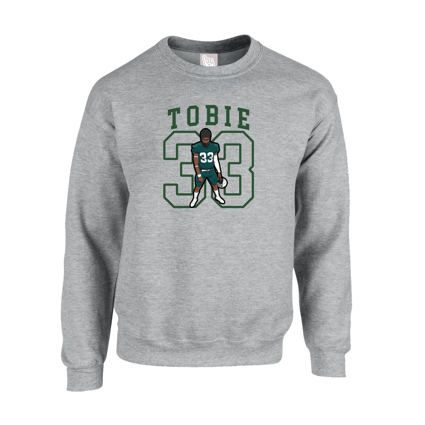 Fleece Crew — Shirsey in Grey