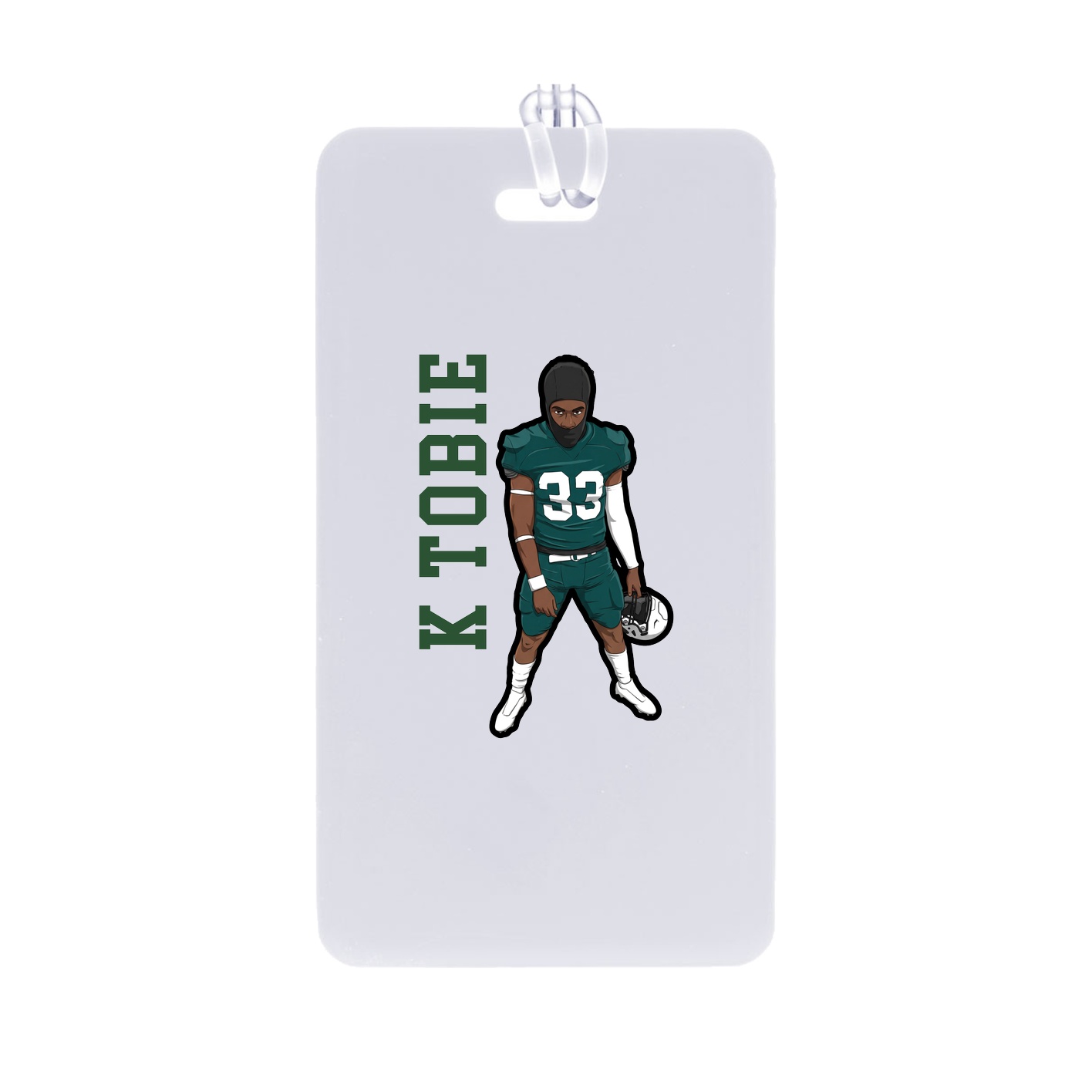 Bag Tag — Name Vertical in Classic