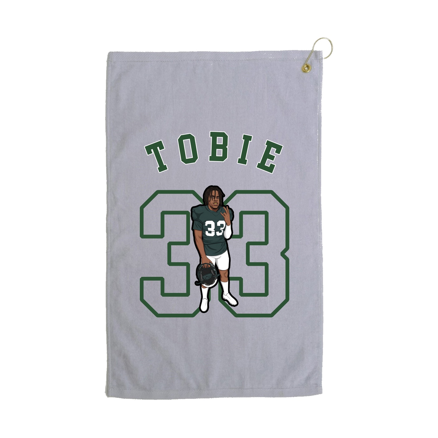 Golf Towel — Shirsey Arch in Grey
