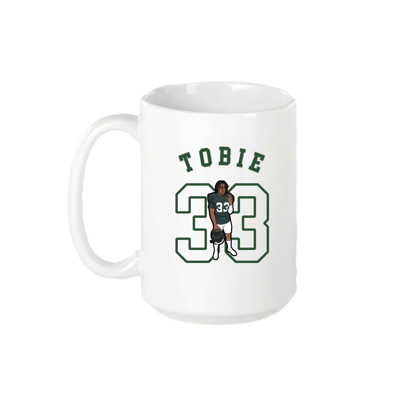 15oz Coffee Mug — Shirsey Arch in White