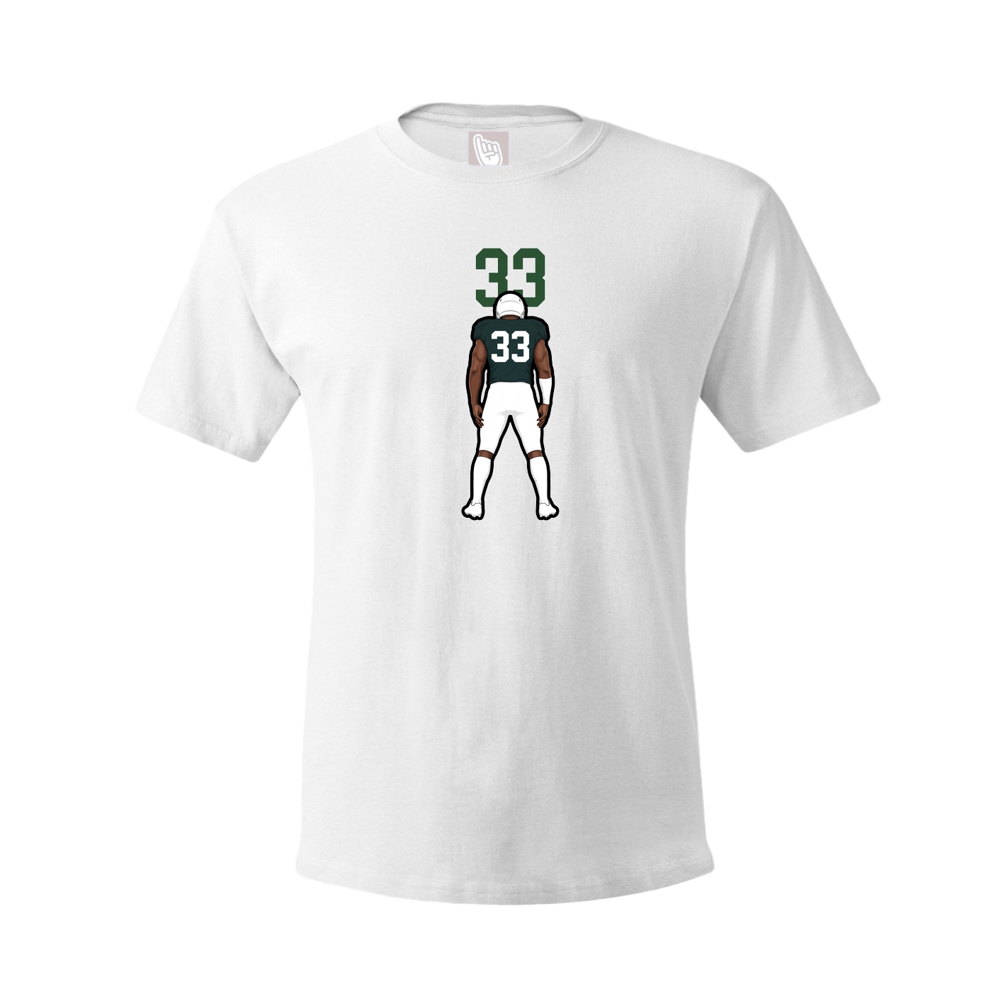 Tee — Number Top in White