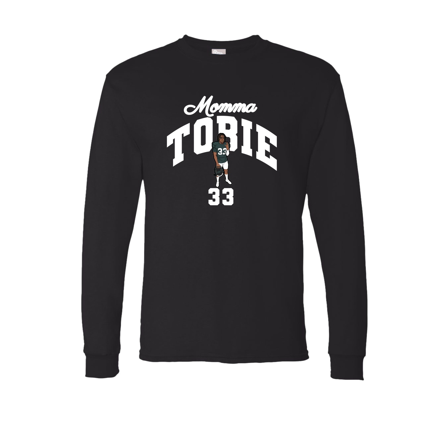 Long Sleeve Tee — Mothers Day Arch in Black