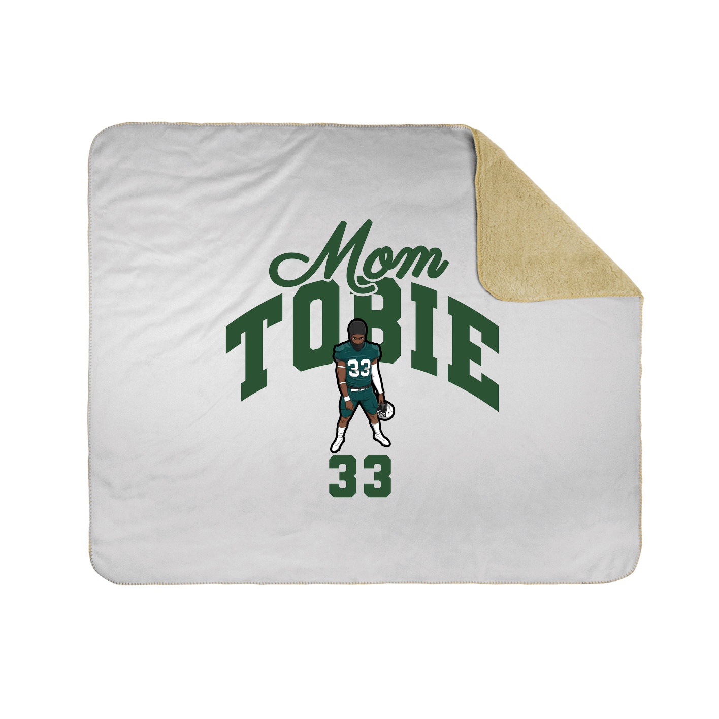 Throw Blanket — Mothers Day Arch in White
