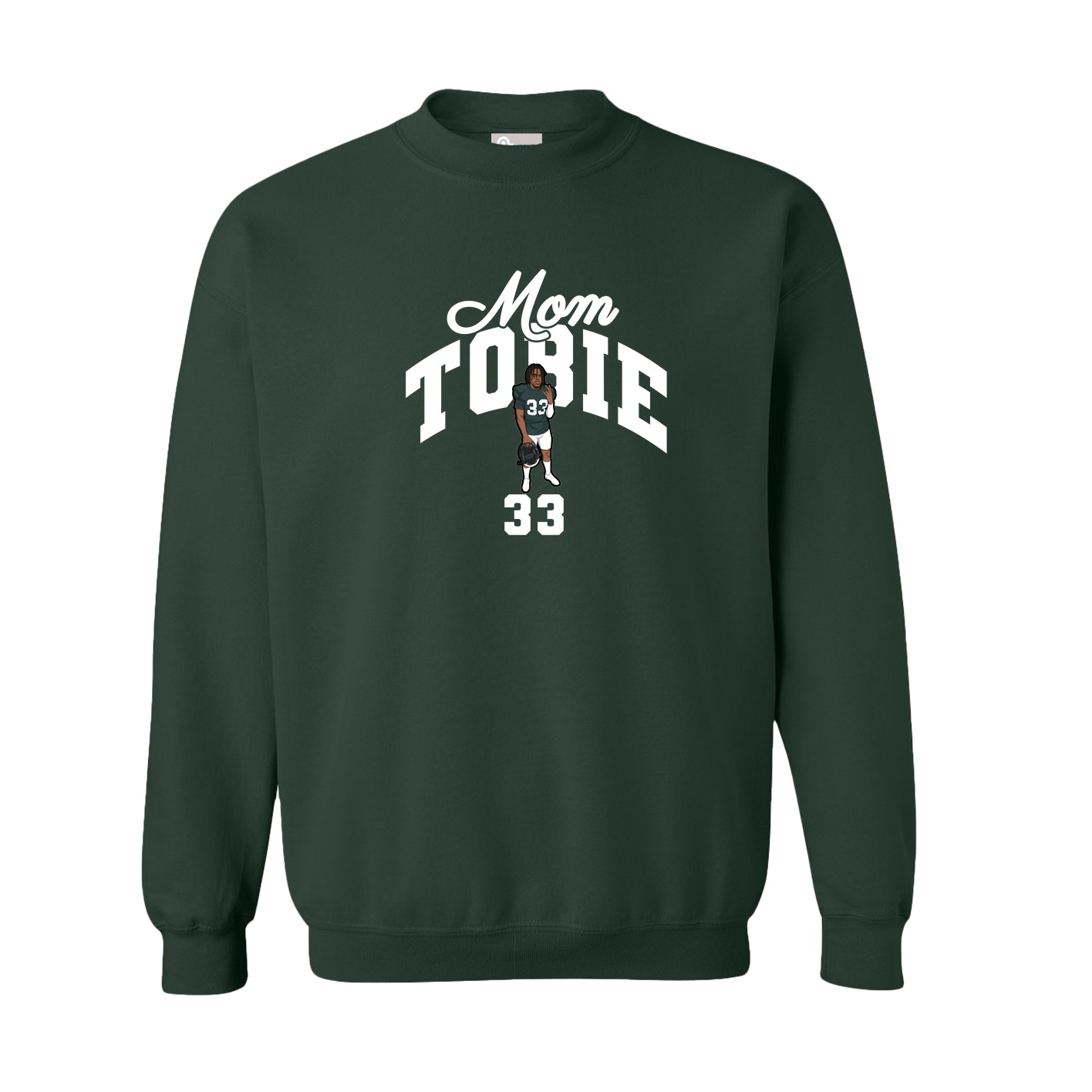 Fleece Crew — Mothers Day Arch in Green