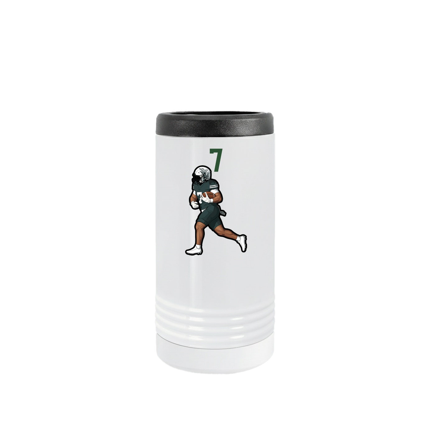 Slim Beverage Holder — Number Top in White