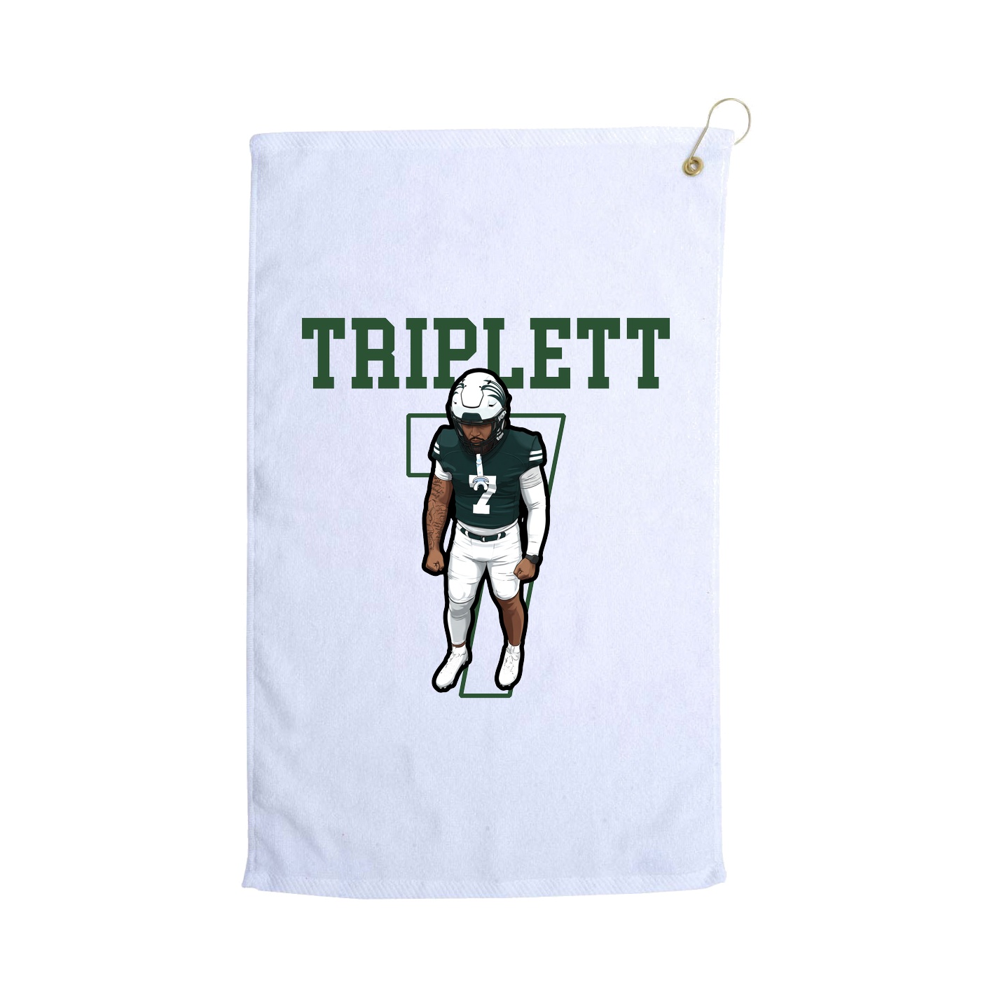 Golf Towel — Shirsey in White