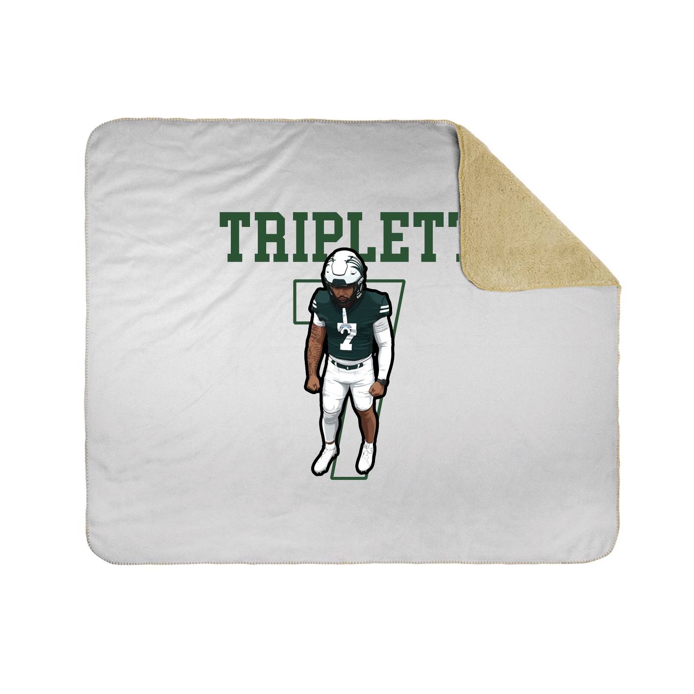 Throw Blanket — Shirsey in White