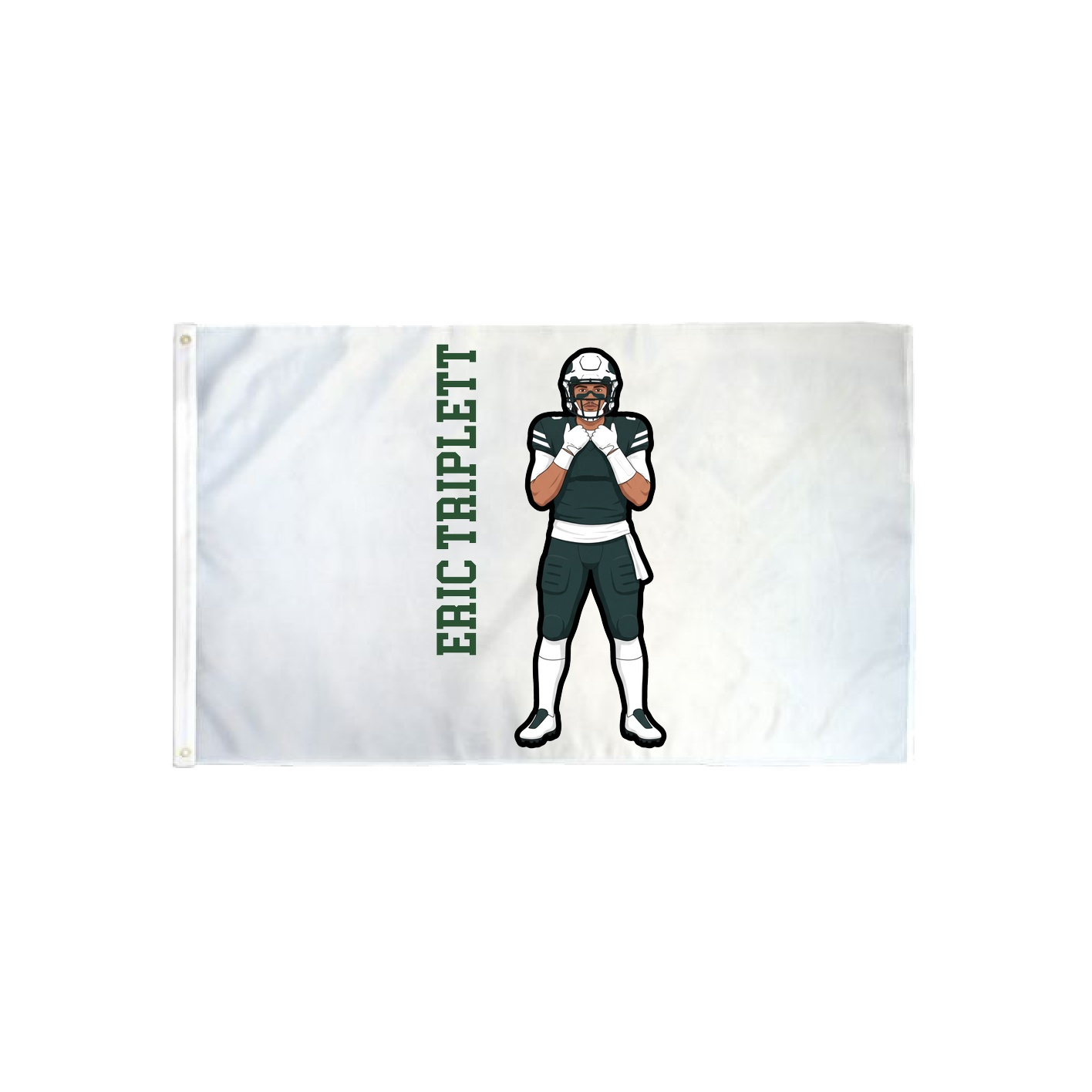 3x5 Flag — Name Vertical in Classic