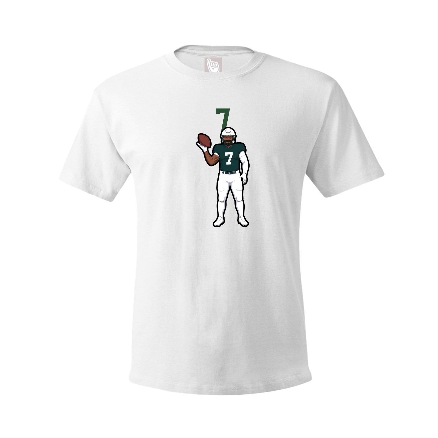 Tee — Number Top in White