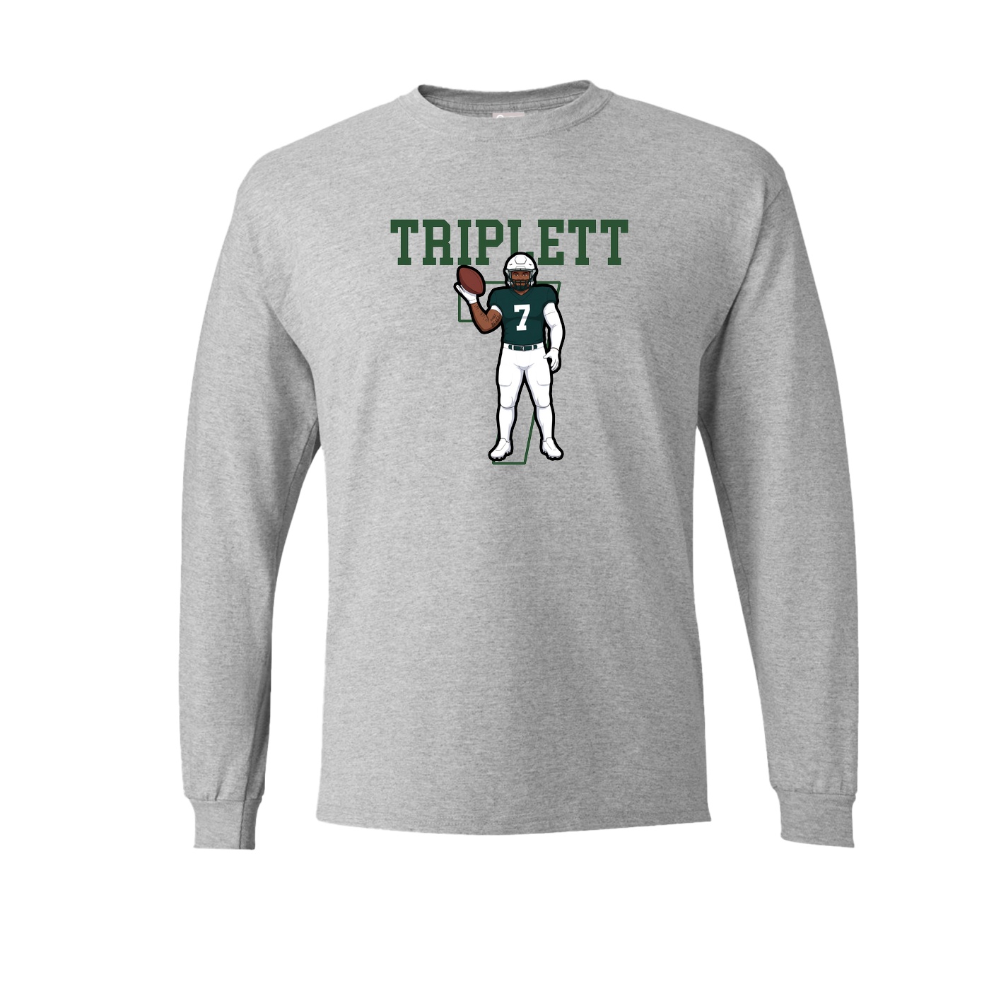 Long Sleeve Tee — Shirsey in Grey