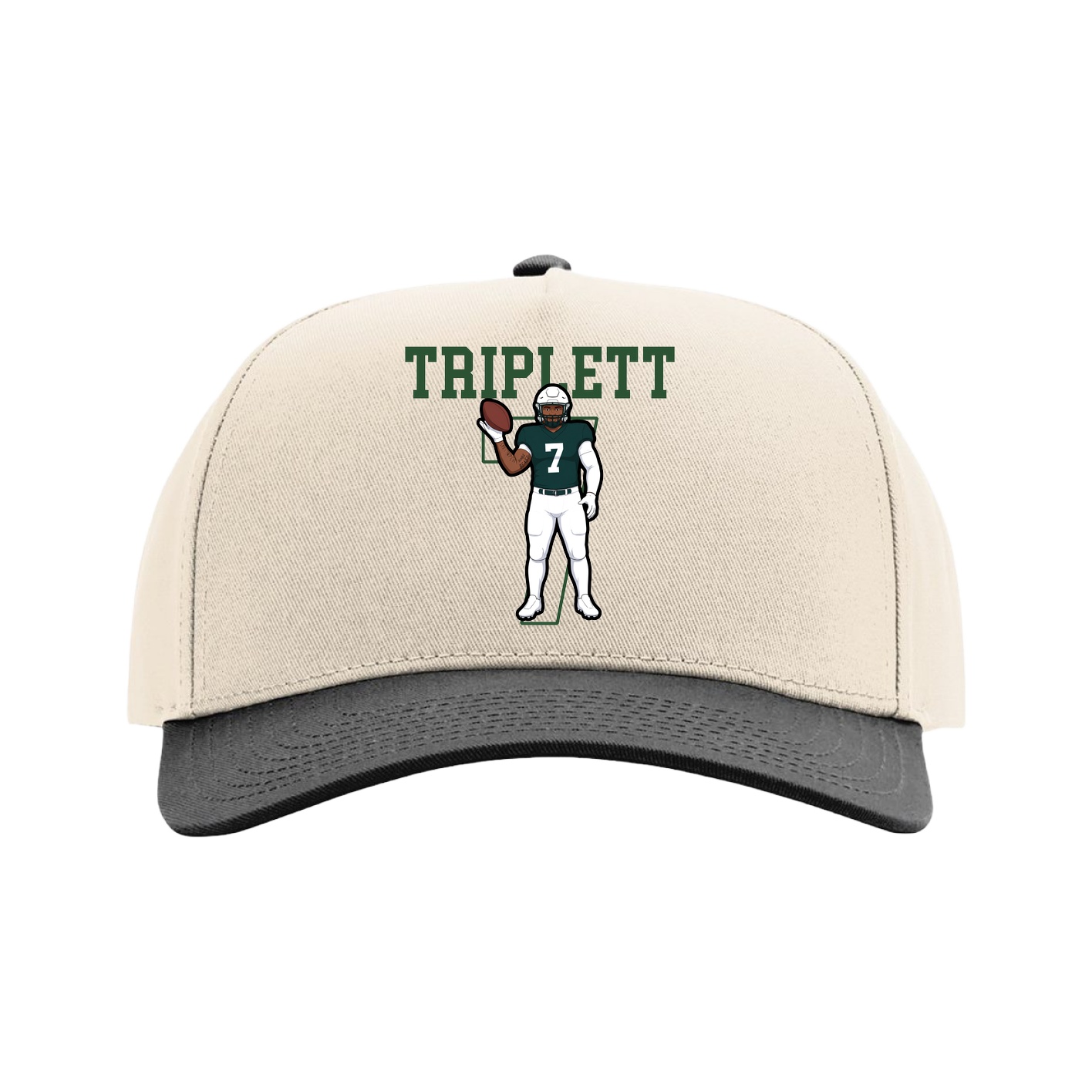 Full Fabric Five-Panel Champ Cap