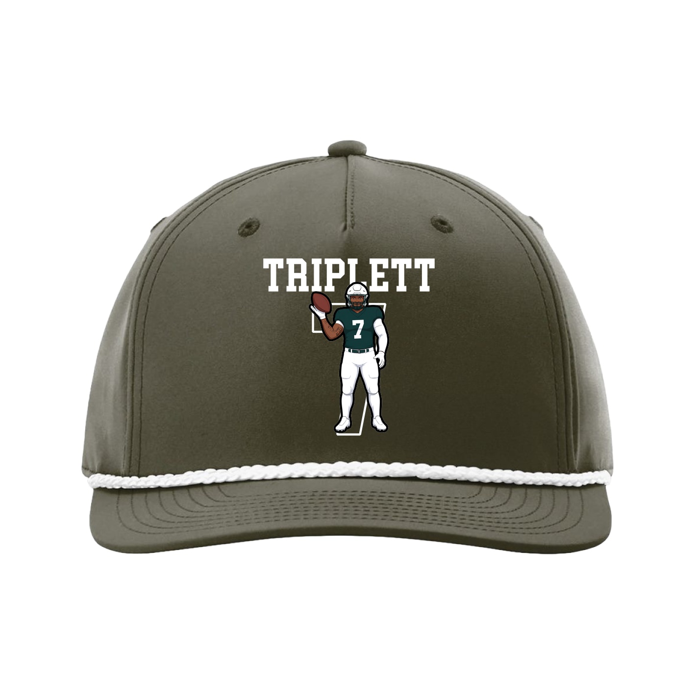 Five-Panel Classic Rope Cap — Shirsey in Green