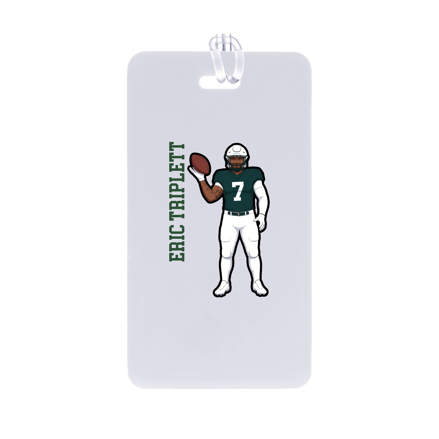 Bag Tag — Name Vertical in Classic