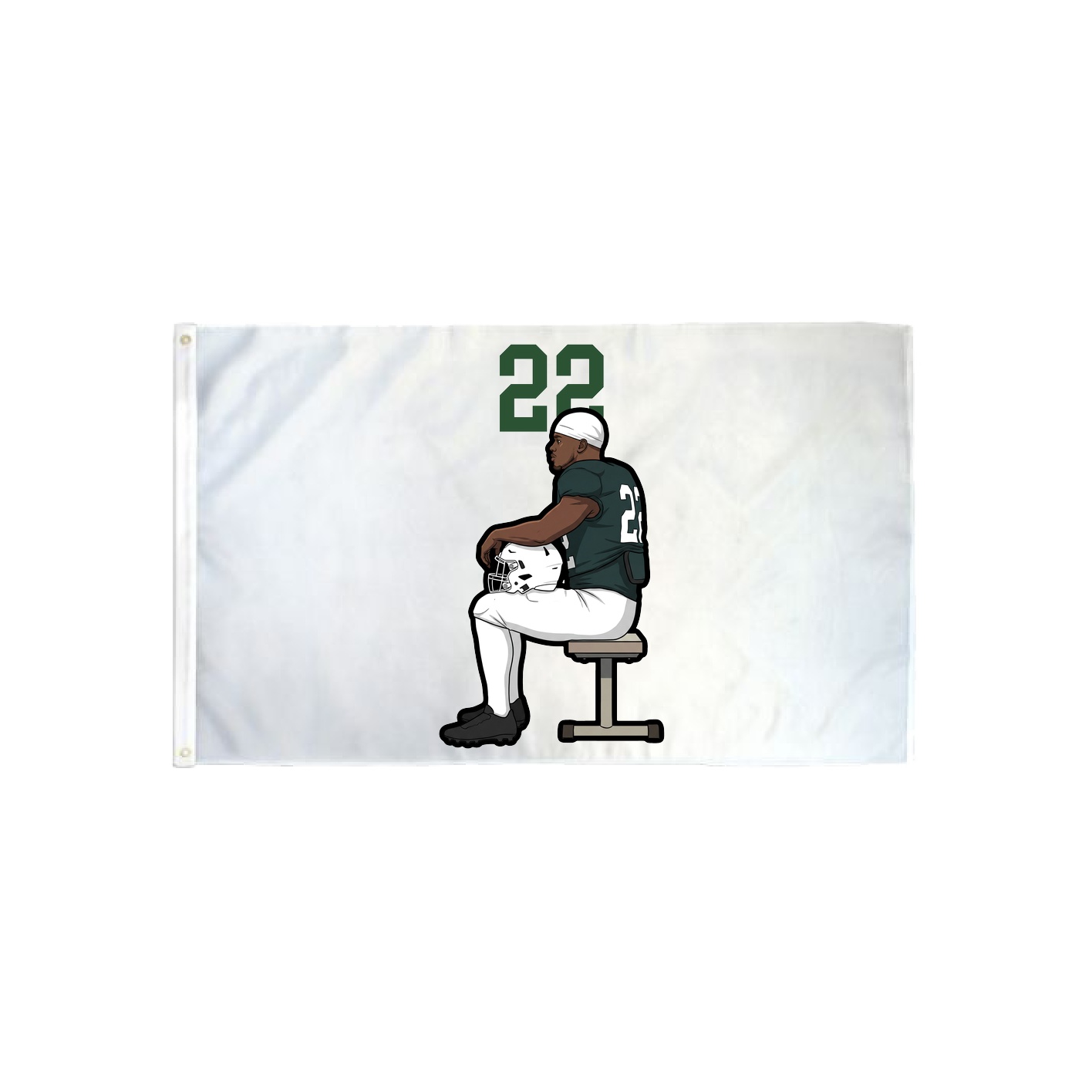 3x5 Flag — Number Top in Classic