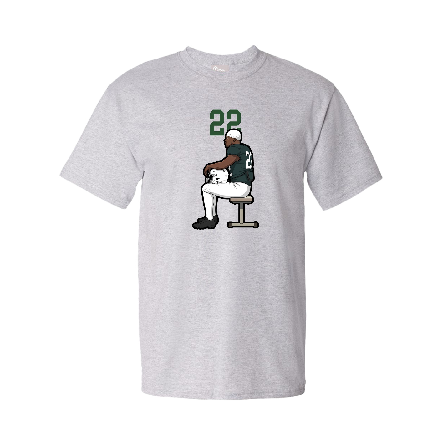Tee — Number Top in Grey