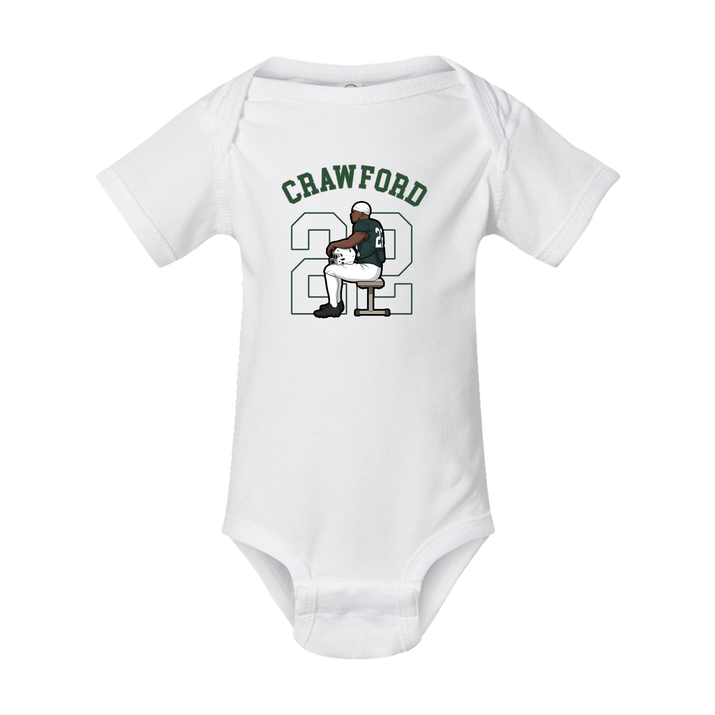 Baby Onesie — Shirsey Arch in White
