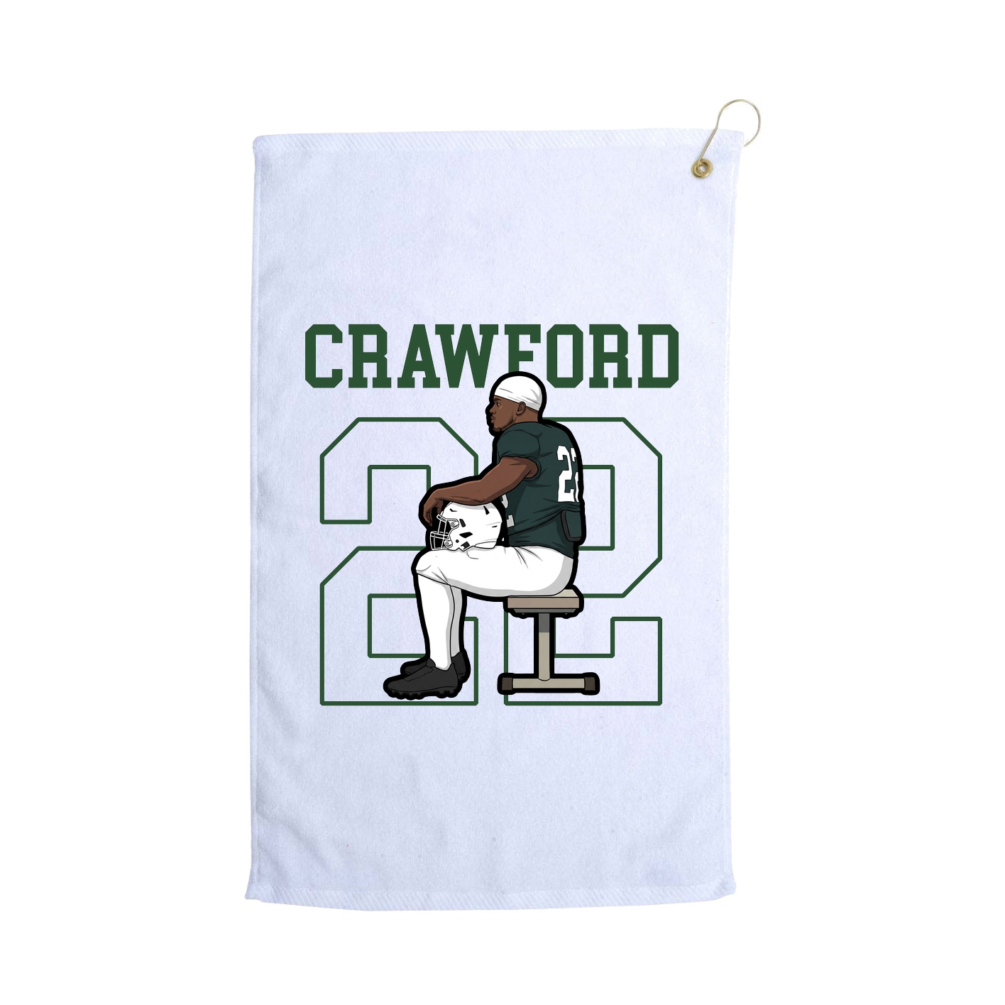 Golf Towel — Shirsey in White