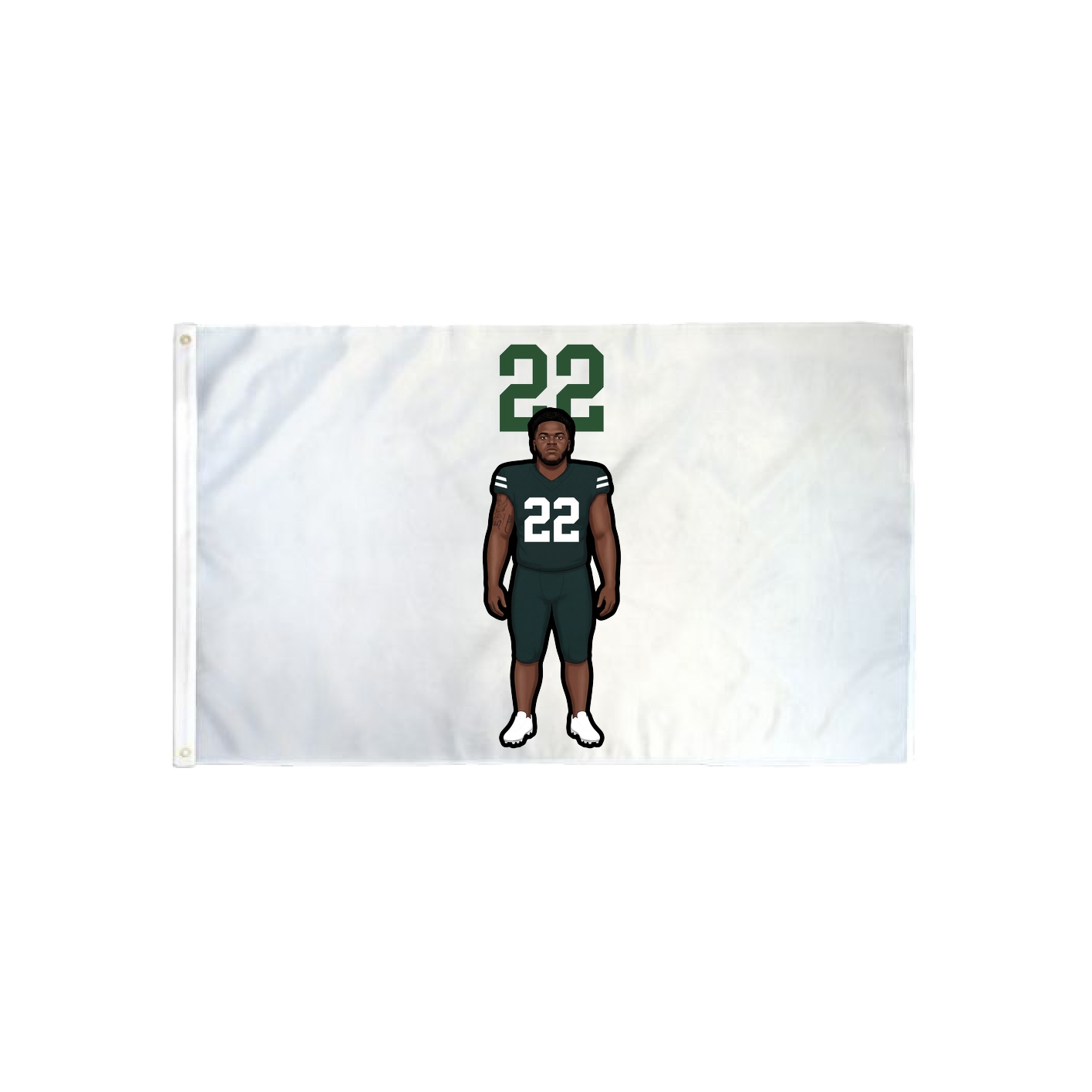 3x5 Flag — Number Top in Classic