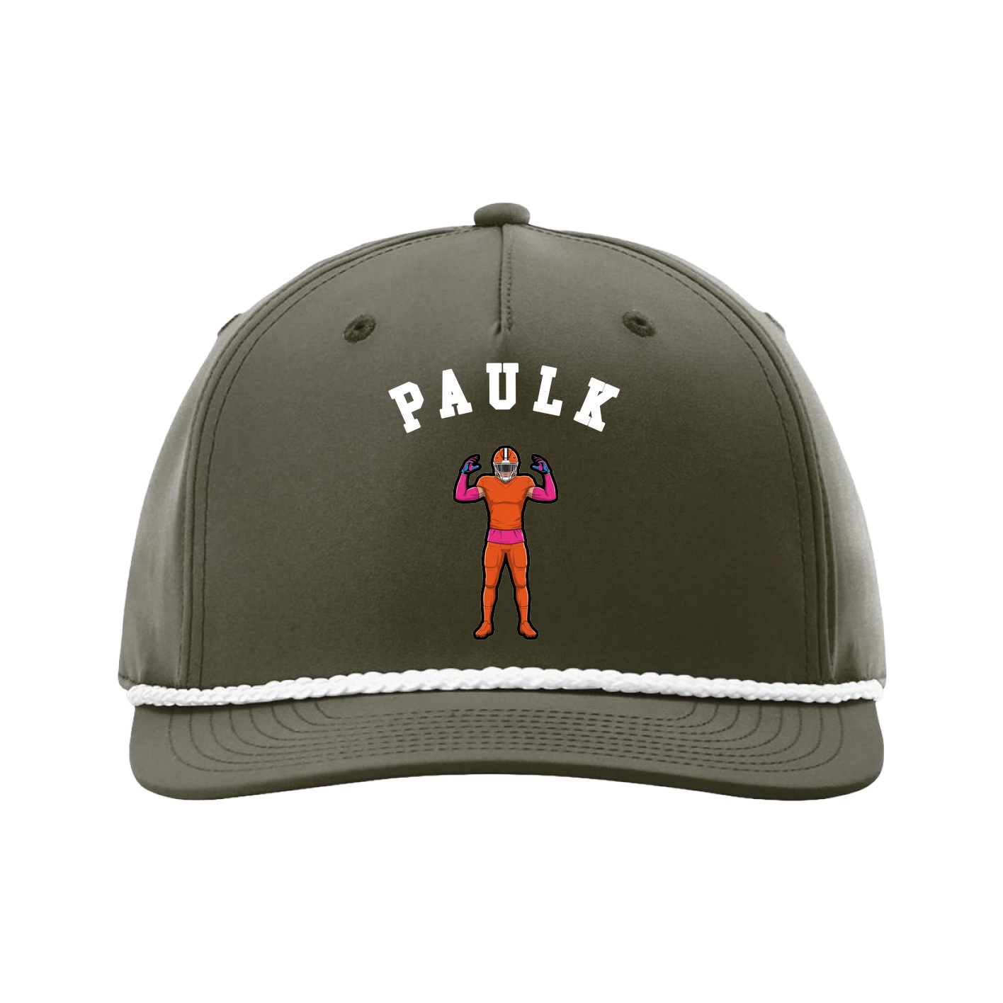 Five-Panel Classic Rope Cap — Shirsey Arch in Green