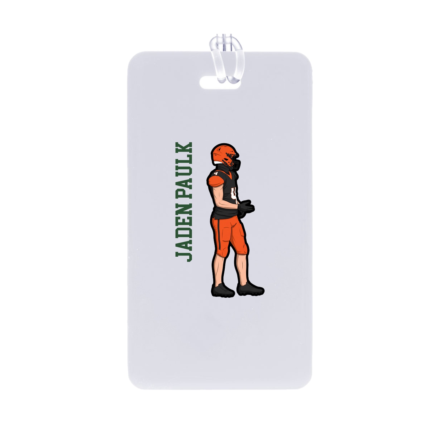 Bag Tag — Name Vertical in Classic