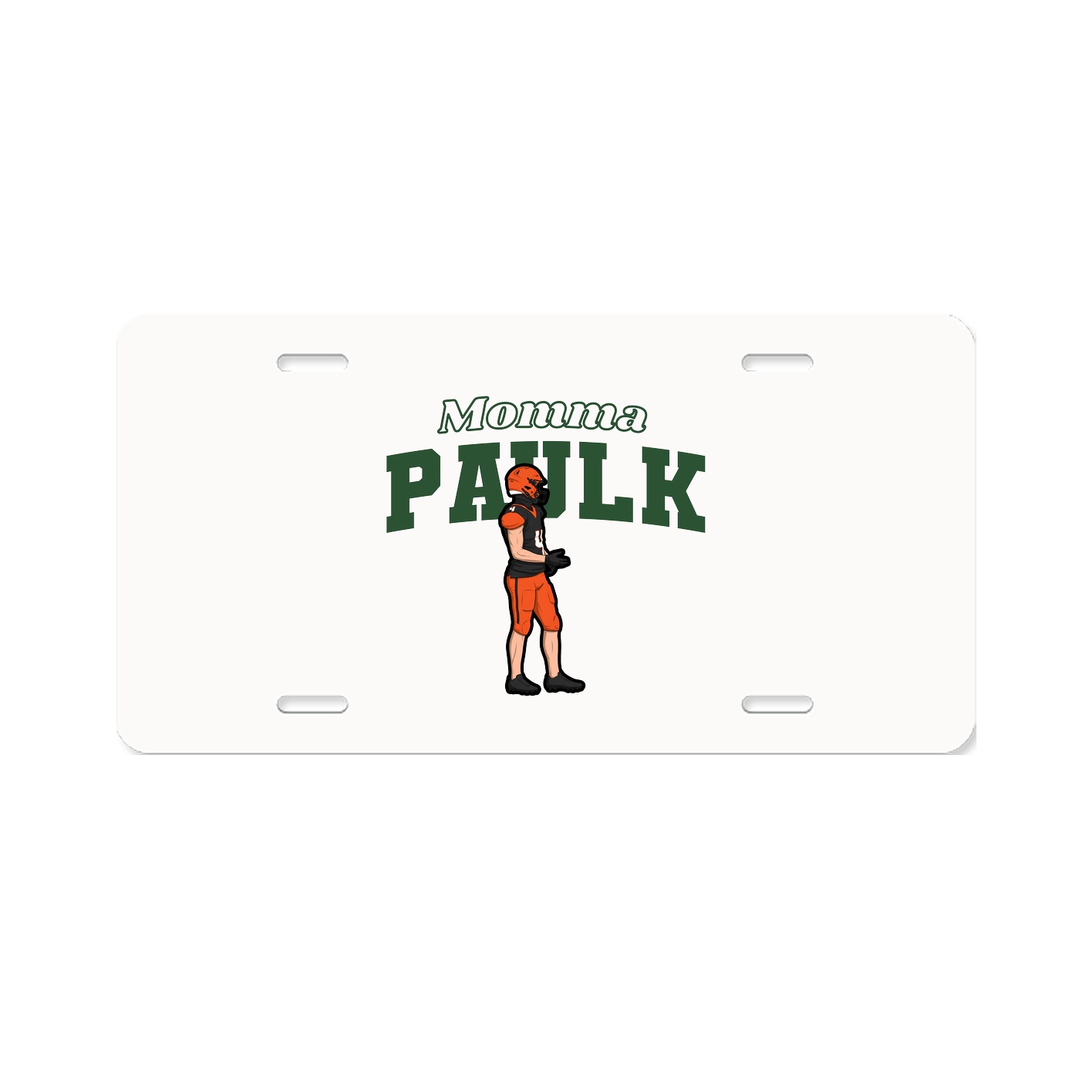 License Plate — Mothers Day Block in Classic