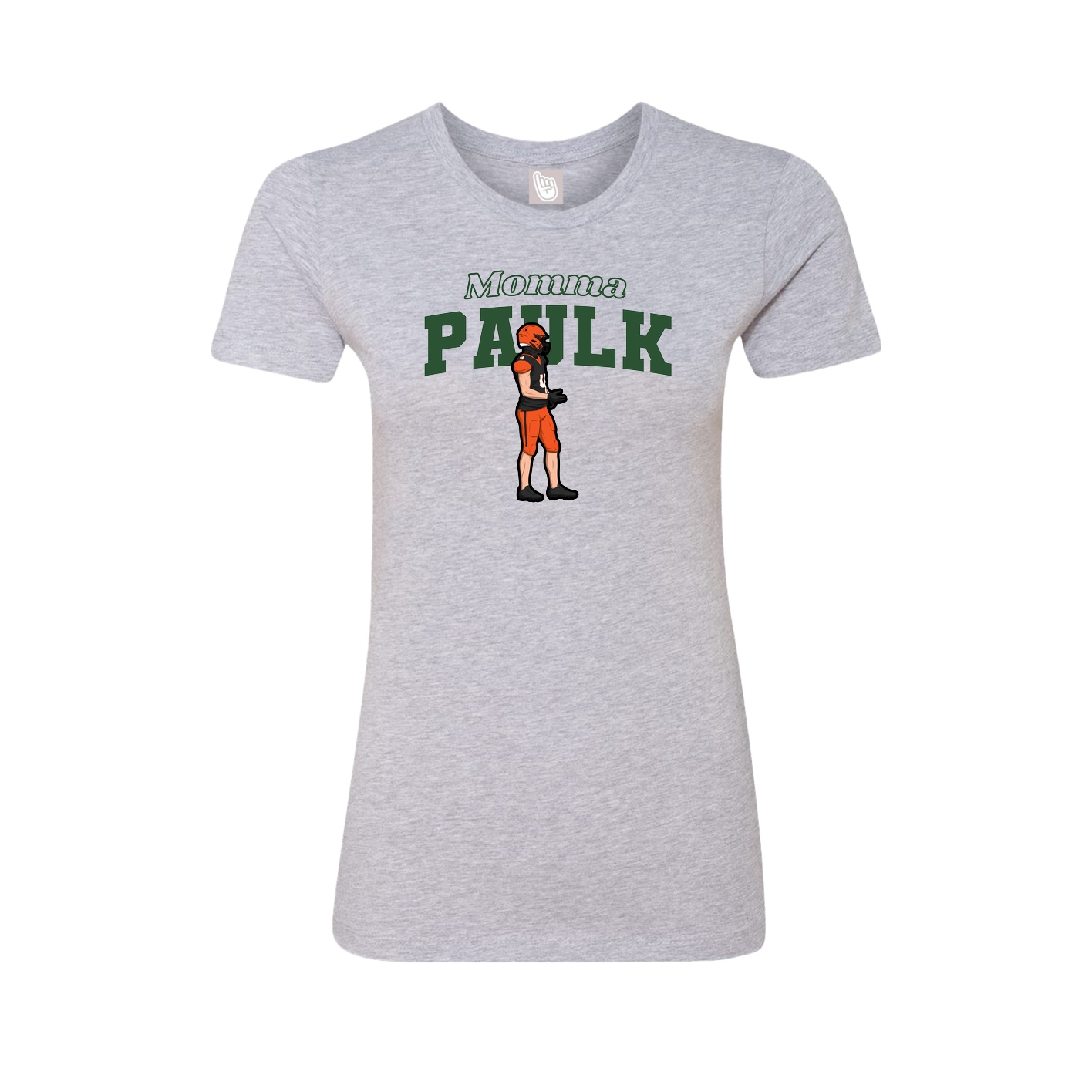 Womens Tee — Mothers Day Block in Grey
