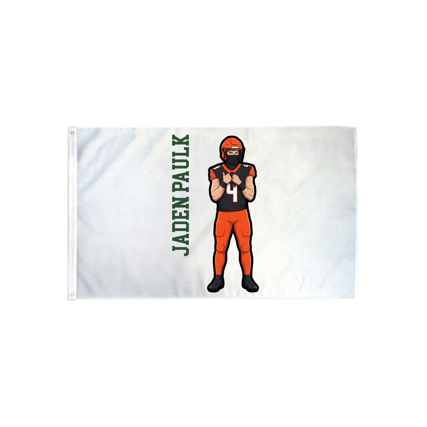 3x5 Flag — Name Vertical in Classic