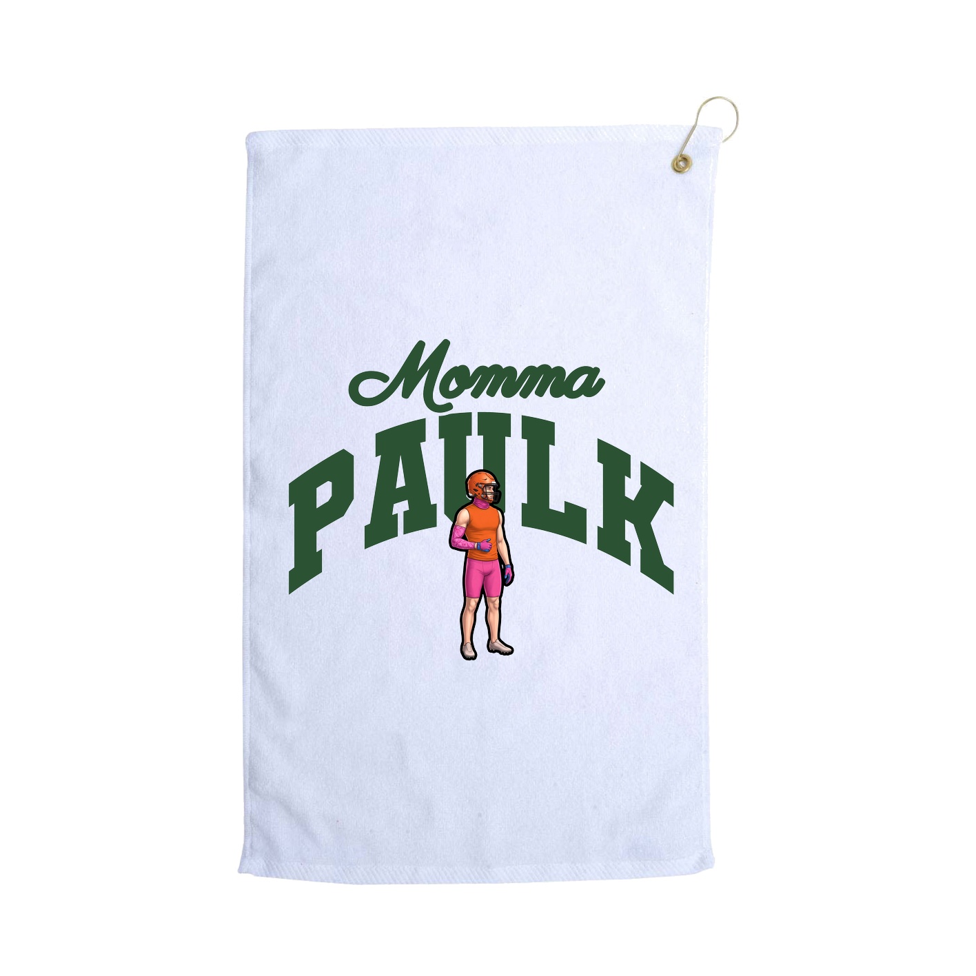 Golf Towel — Mothers Day Arch in White