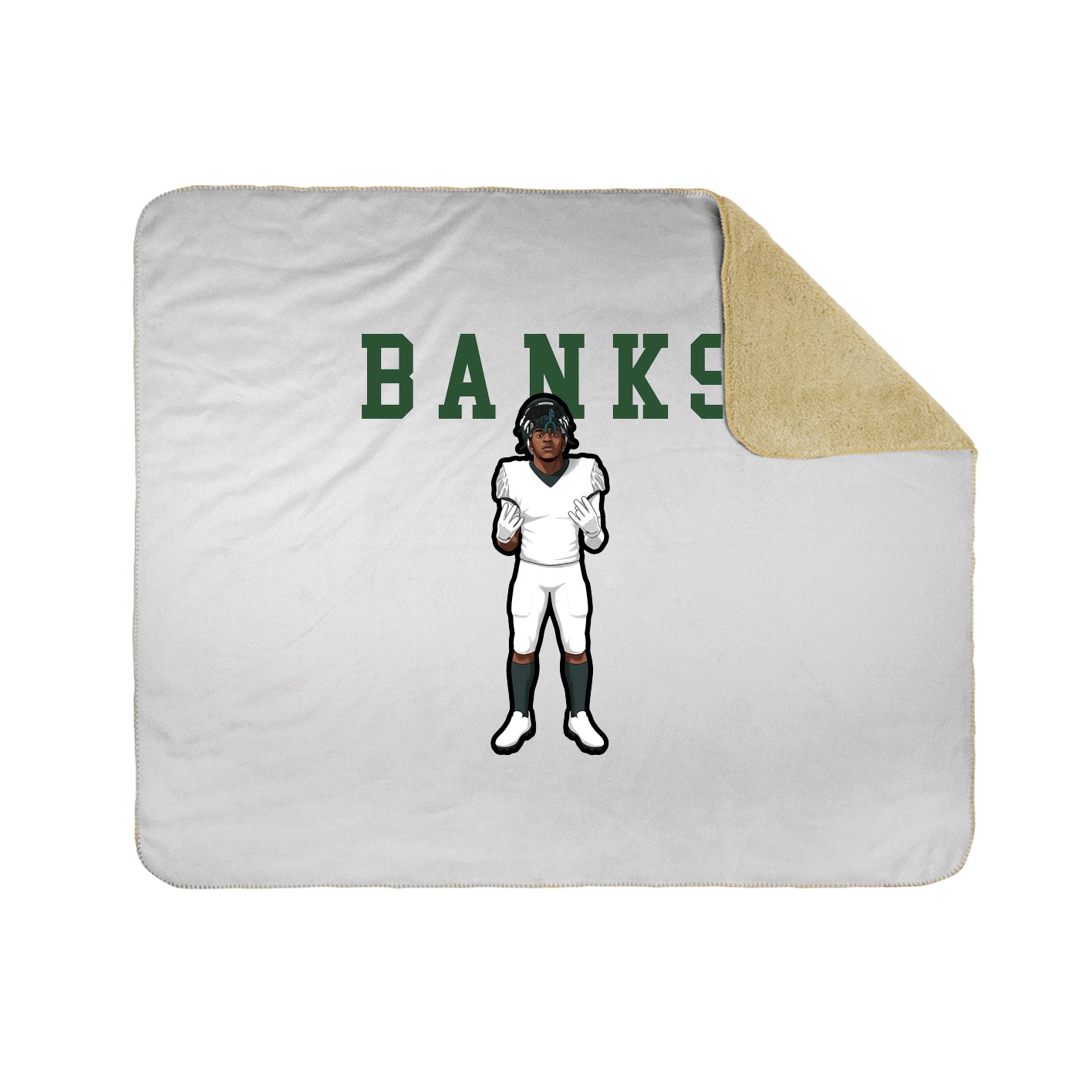 Throw Blanket — Shirsey in White