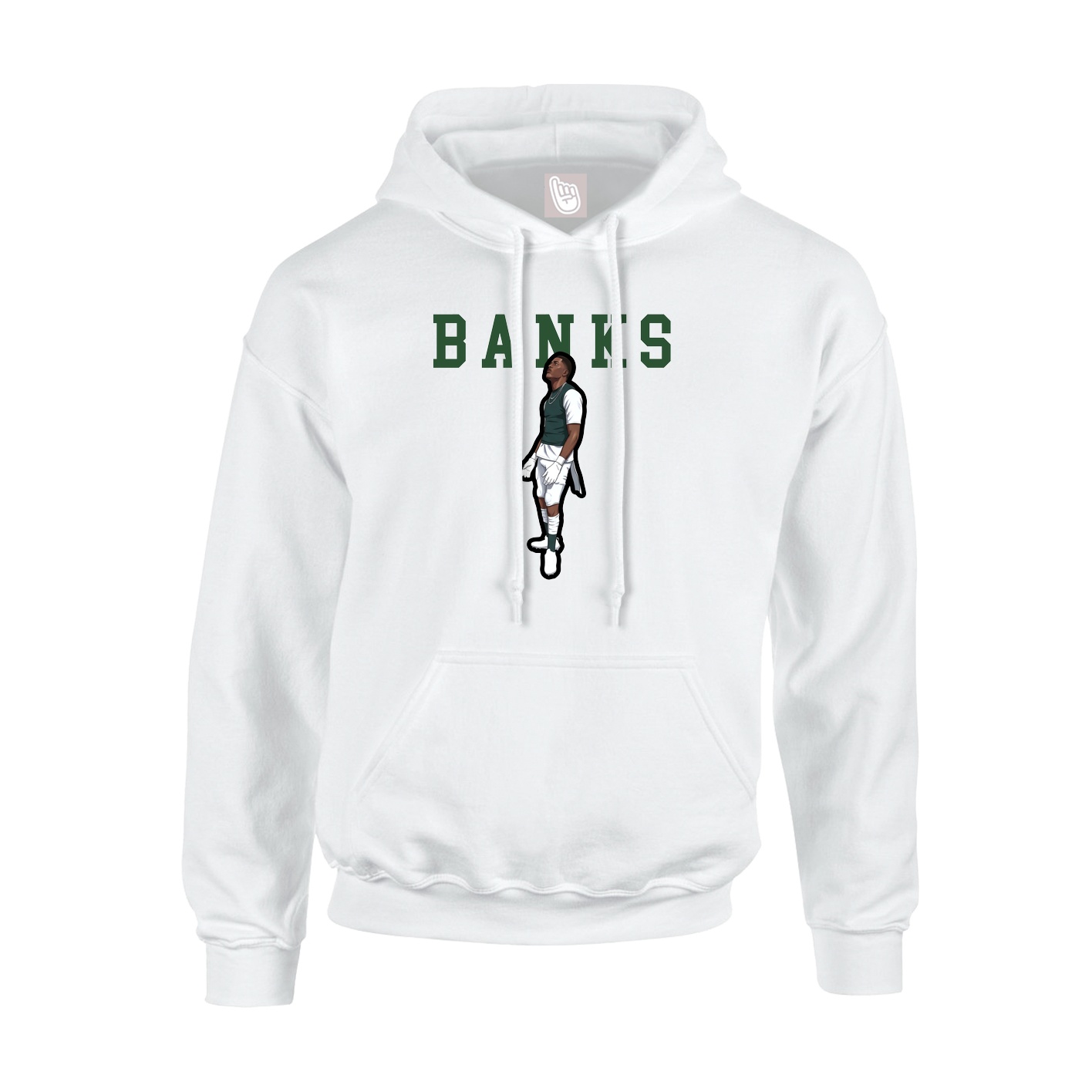 Hoodie — Shirsey in White