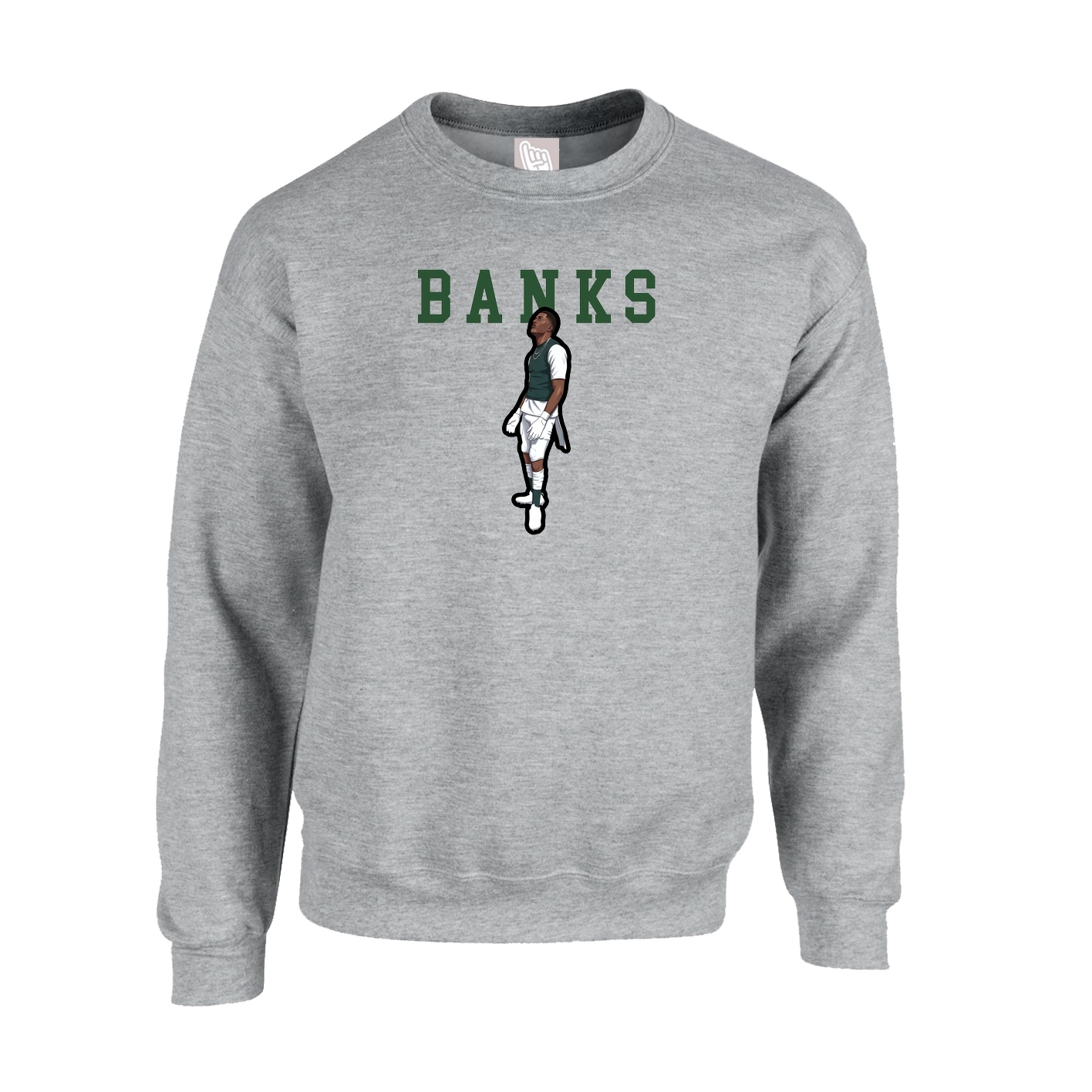 Fleece Crew — Shirsey in Grey