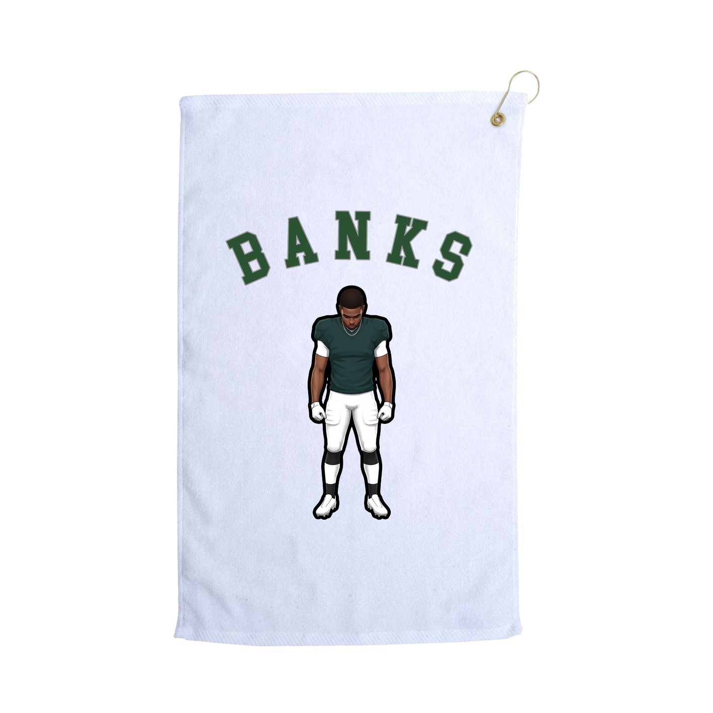 Golf Towel — Shirsey Arch in White