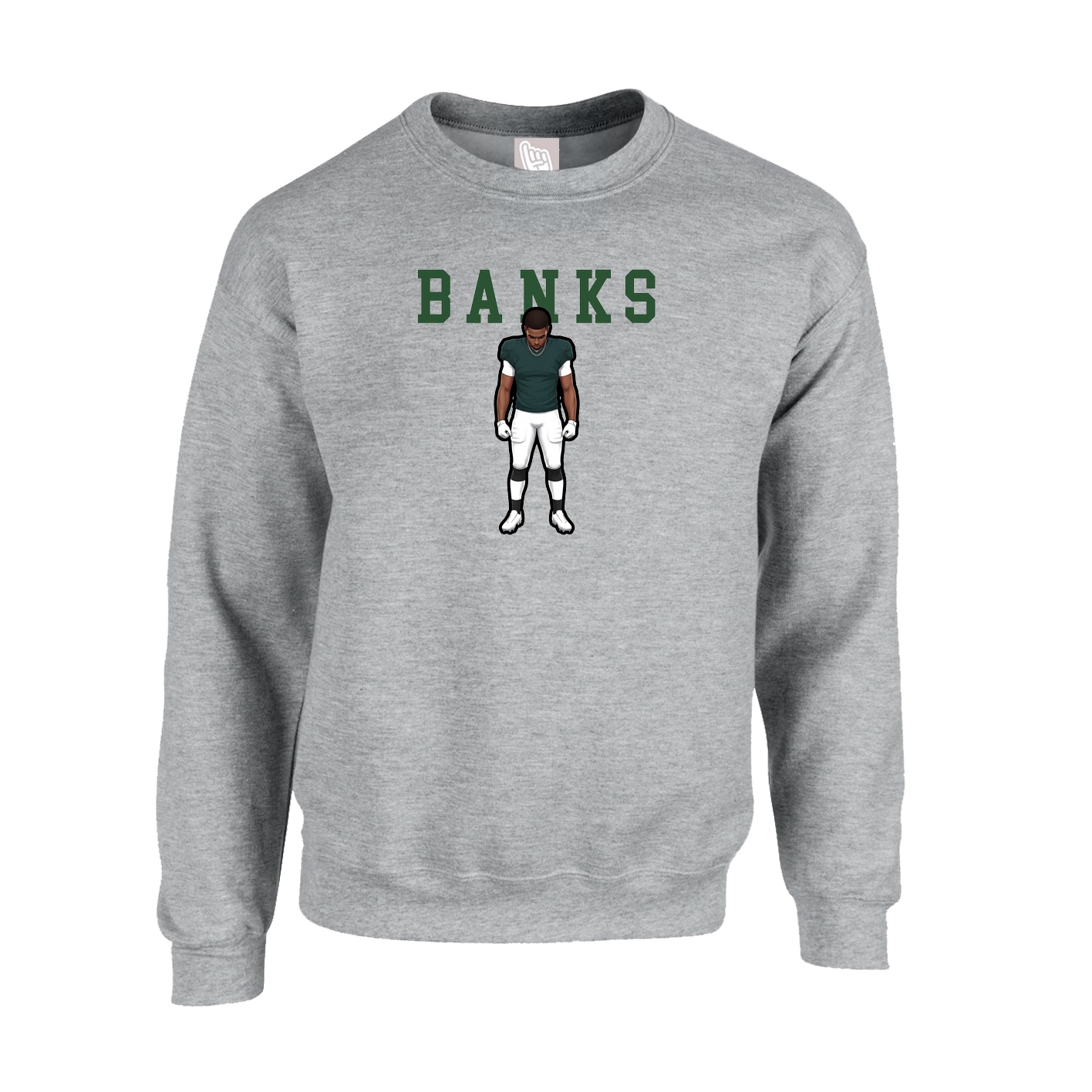 Fleece Crew — Shirsey in Grey