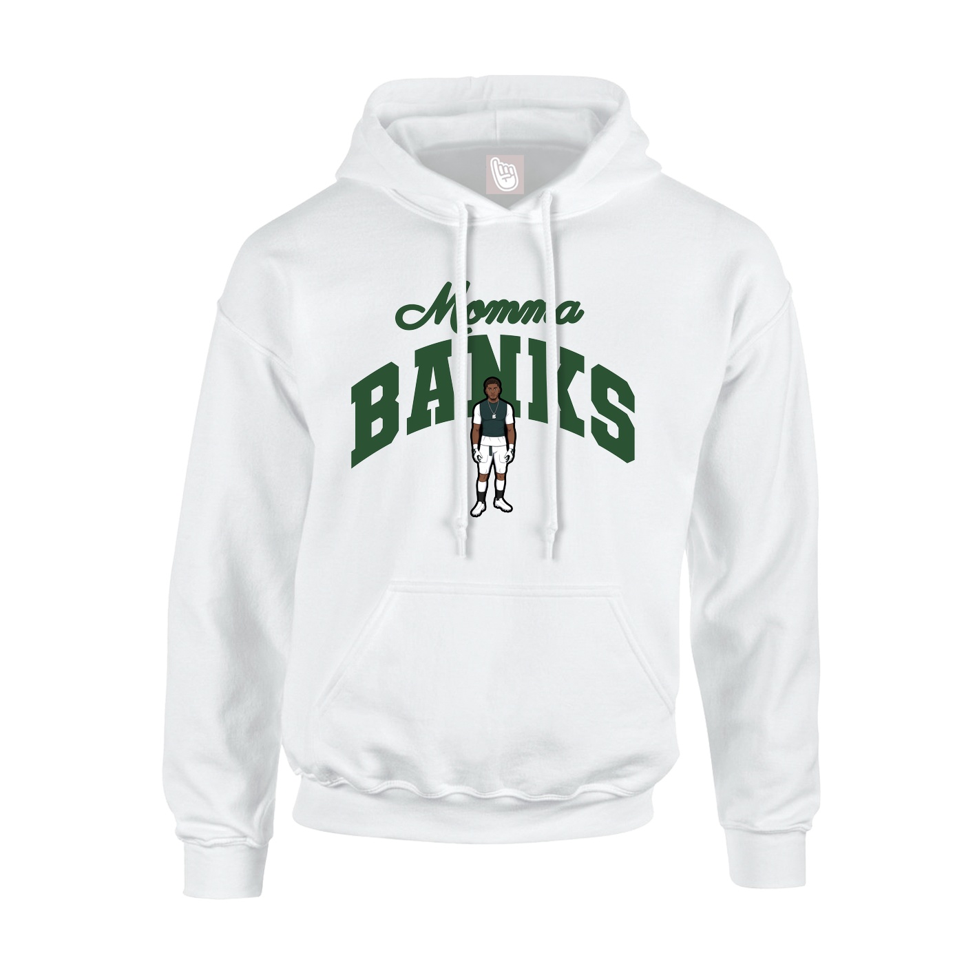 Youth Hoodie — Mothers Day Arch in White