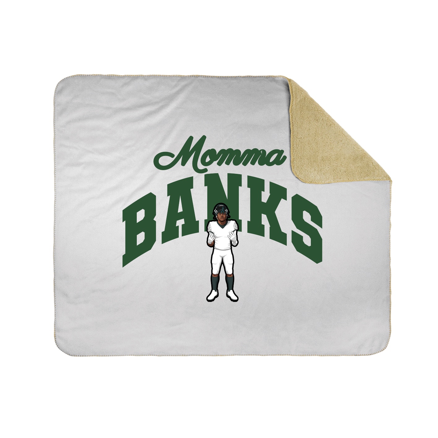 Throw Blanket — Mothers Day Arch in White