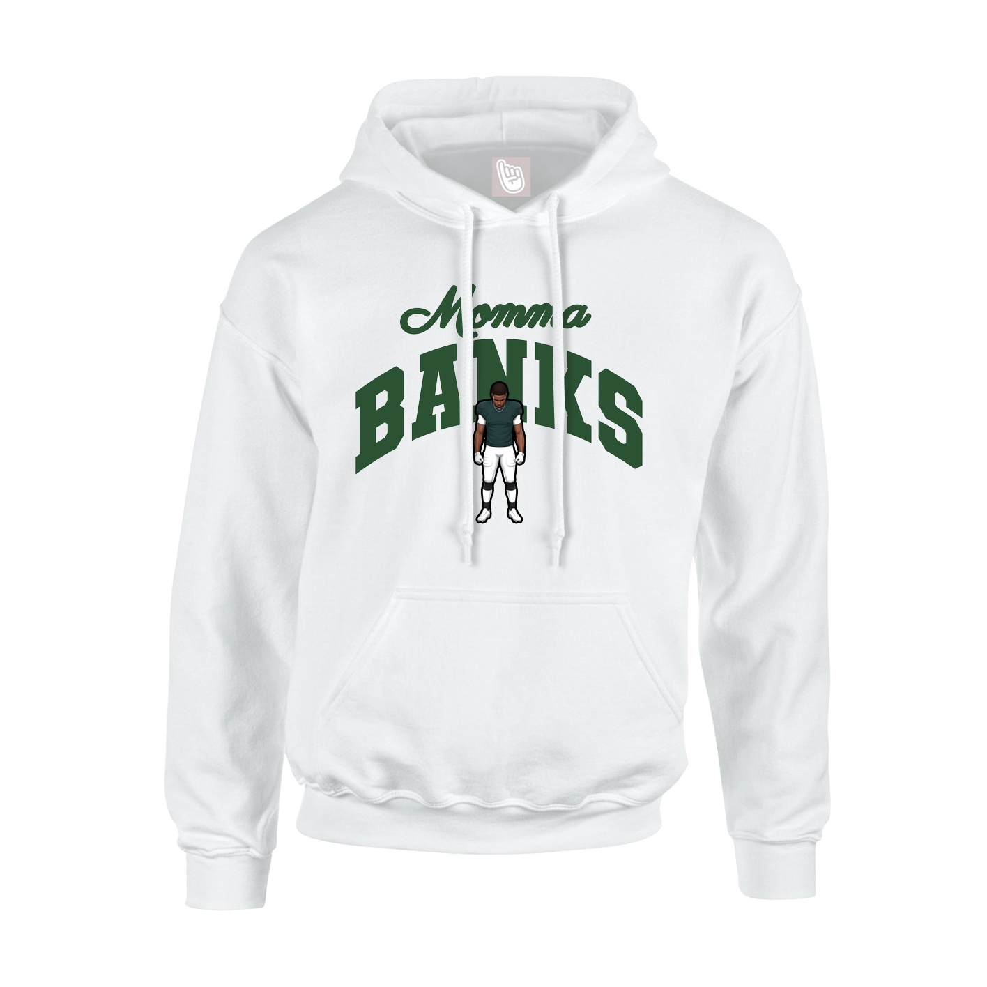 Youth Hoodie — Mothers Day Arch in White